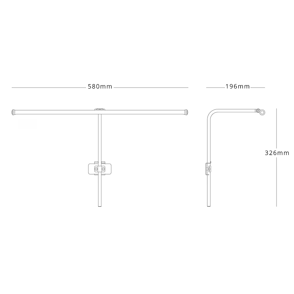 Corston-Harrow Bilderleuchte 580 mm in diesen drei Farben: Poliertes Nickel-Antikes Messing-Bronze
