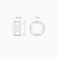 Corston-Gerätedose - einfach-zweifach-dreifach