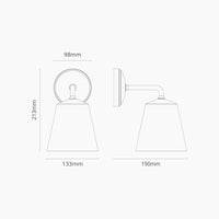 Corston-Richmond Medium-Wandleuchte – Poliertes Nickel