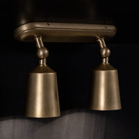 Baylis Doppelstrahler (50 mm) – Antikes Messing