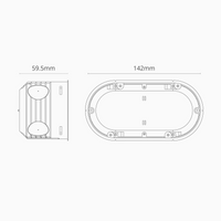 Corston-Gerätedose - einfach-zweifach-dreifach