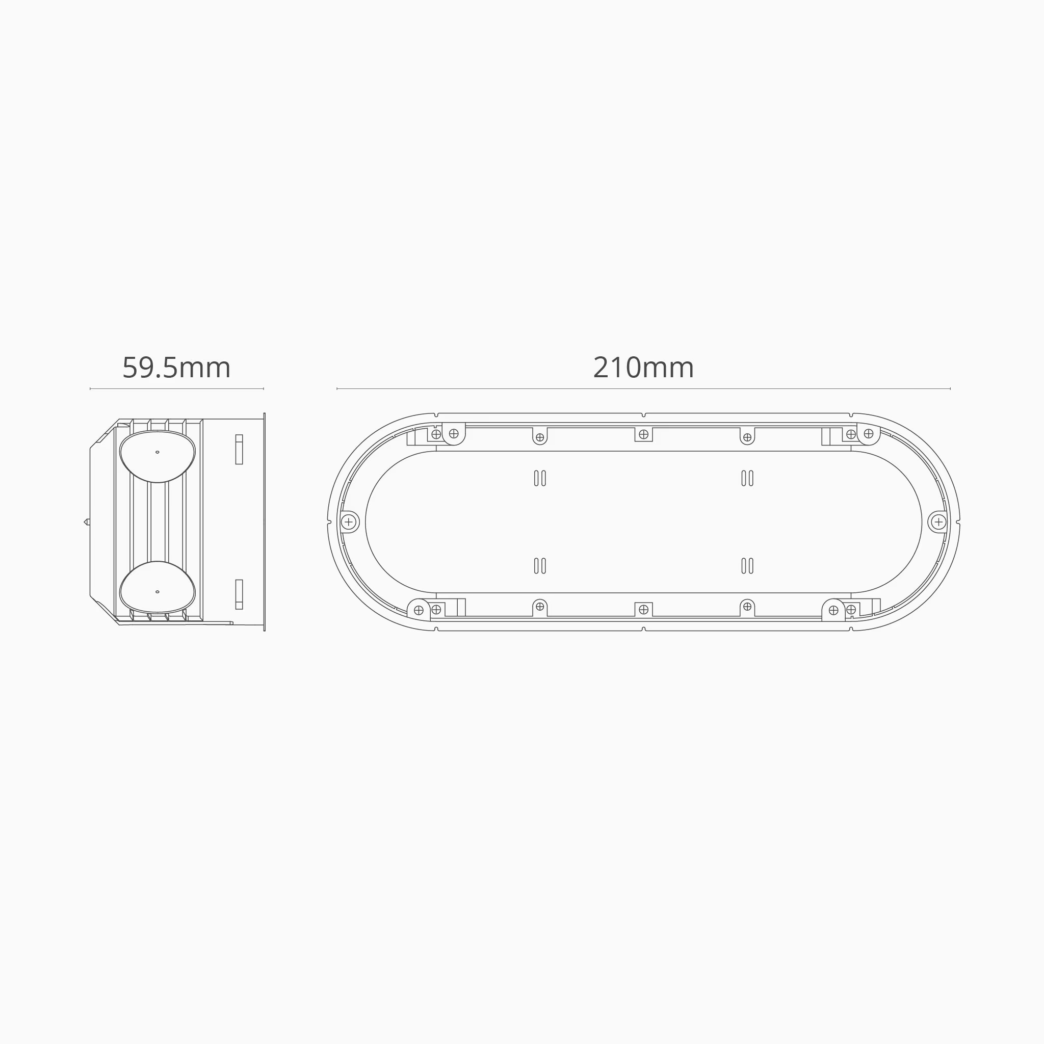Corston-Gerätedose - einfach-zweifach-dreifach