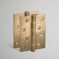 Corston-Curtis Türscharnier 2x – Antikes Messing