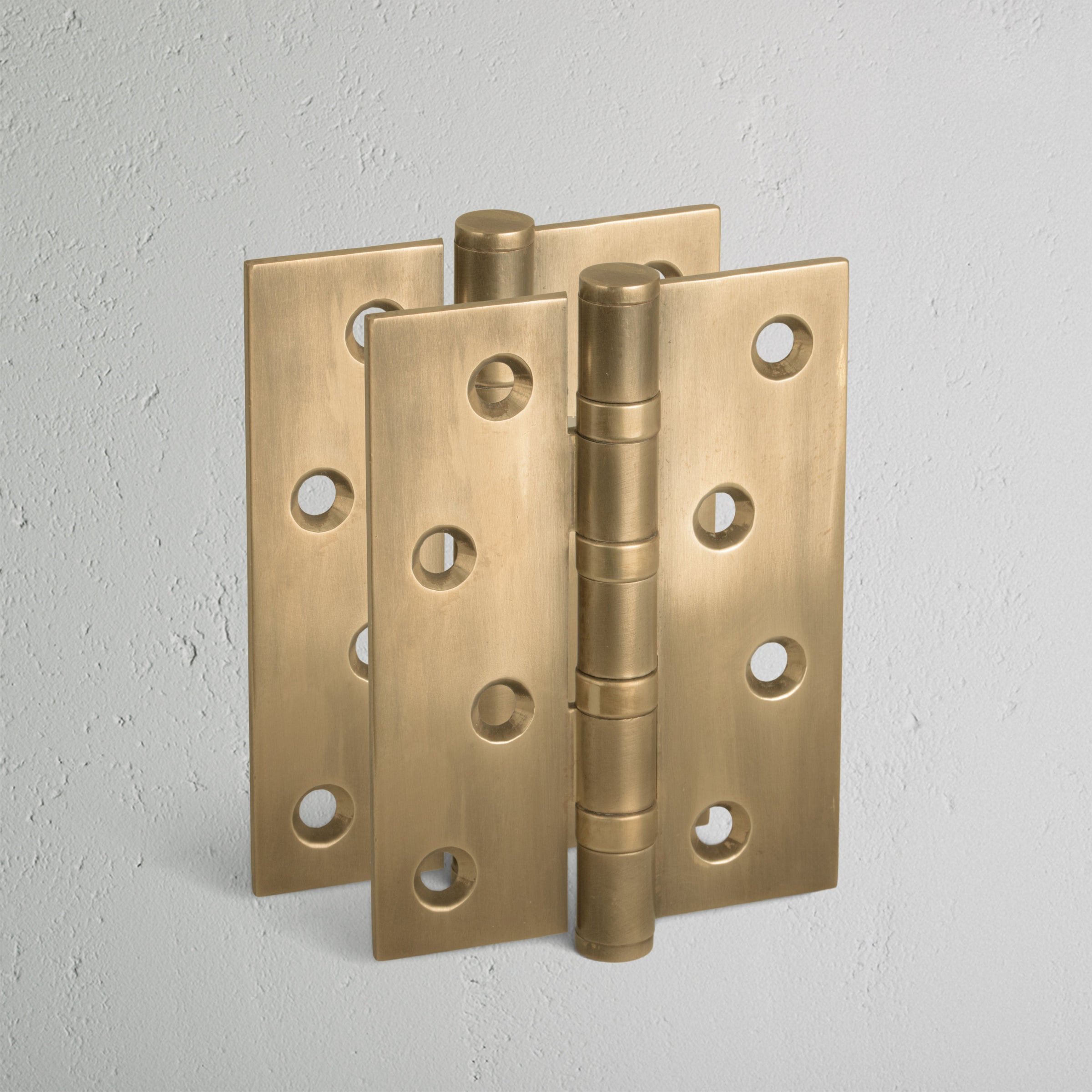 Corston-Curtis Türscharnier 2x – Antikes Messing