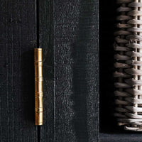 Corston-Curtis Türscharnier 2x – Antikes Messing