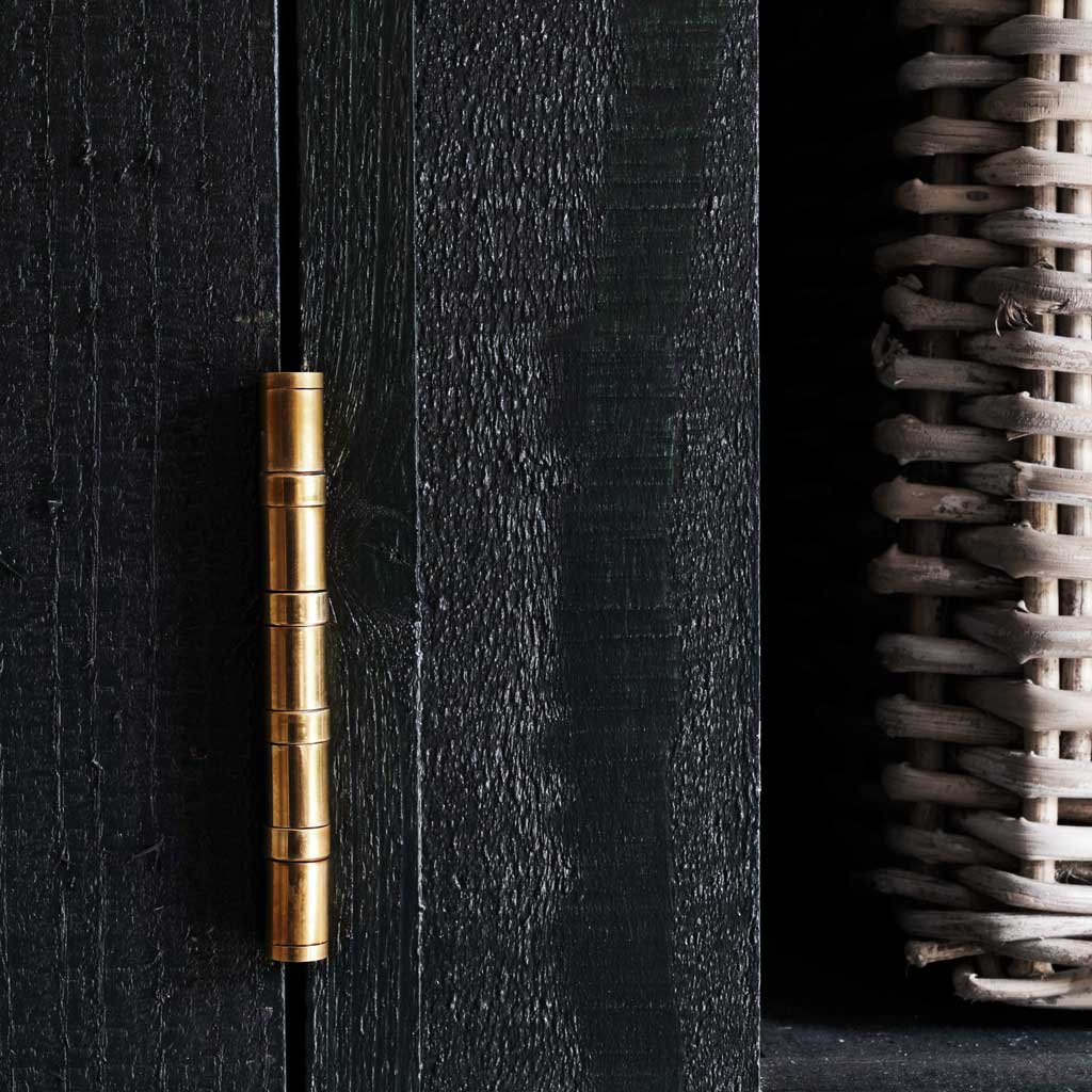 Corston-Curtis Türscharnier 2x – Antikes Messing