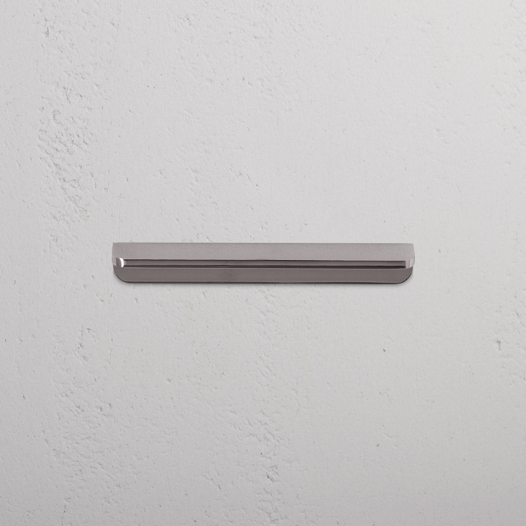 Corston-Oxford Kantengriff (128 mm) – Poliertes Nickel