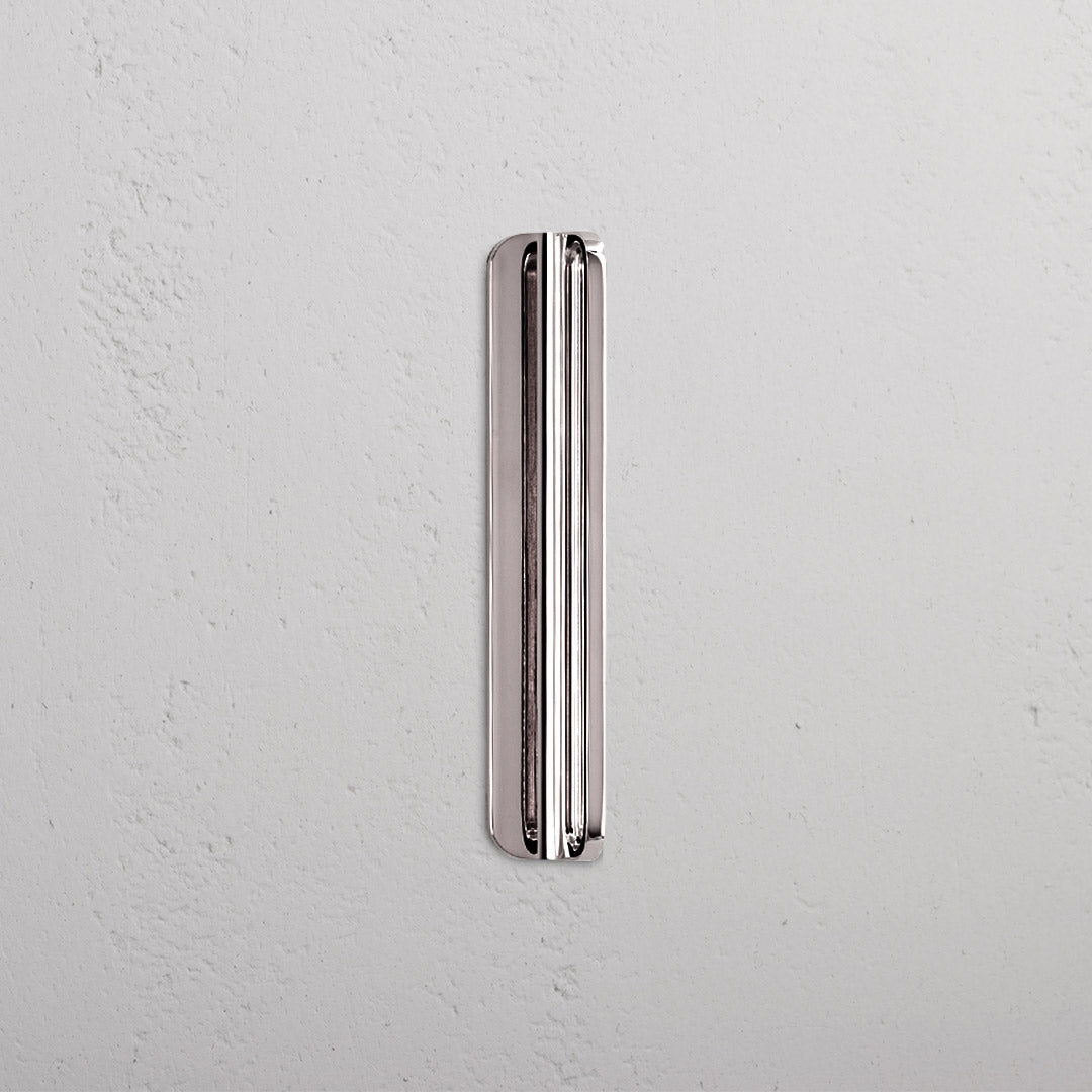 Corston-Oxford Kantengriff (128 mm) – Poliertes Nickel