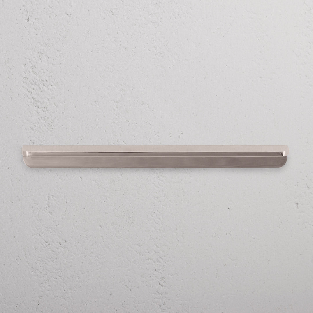 Corston-Oxford Kantengriff (224 mm) – Poliertes Nickel