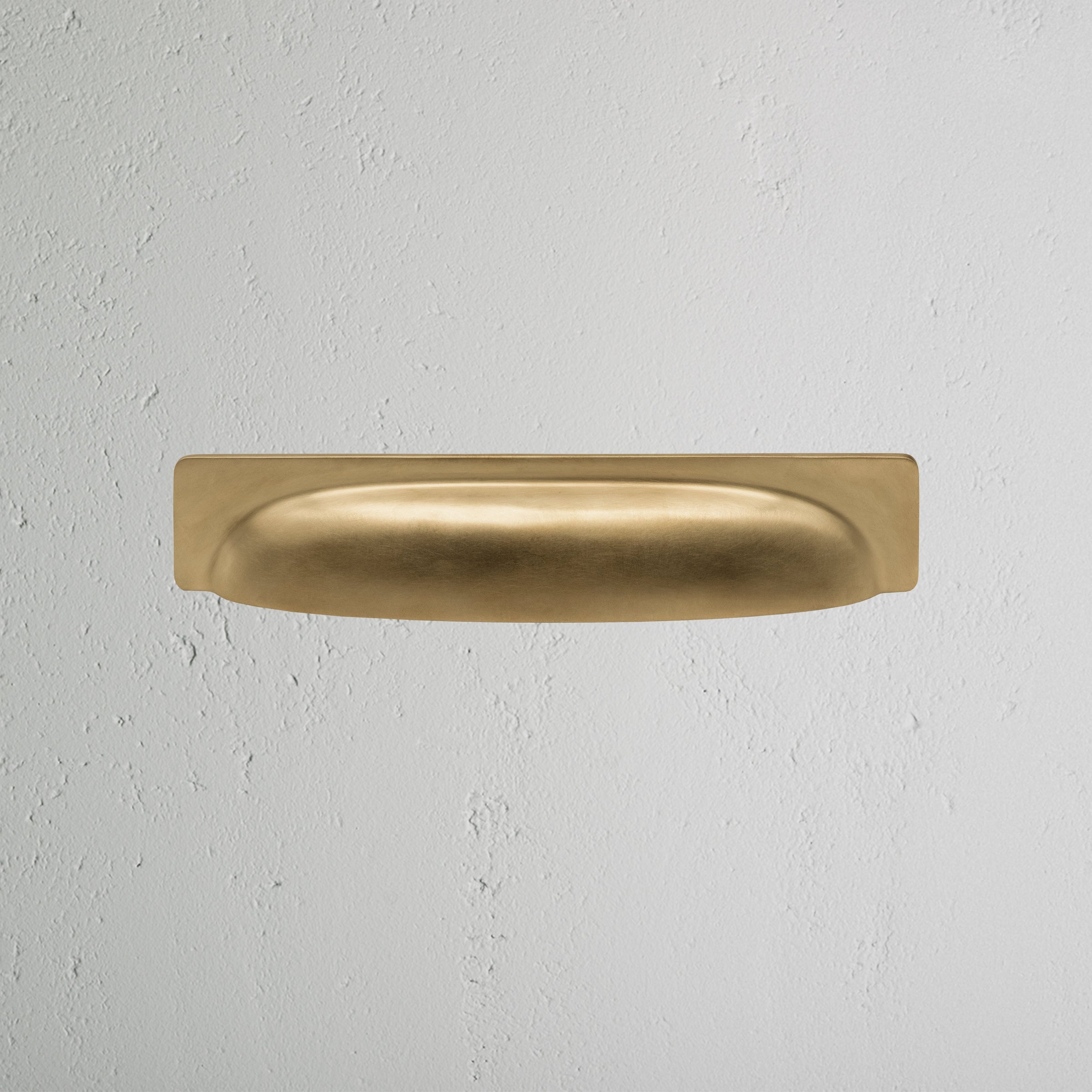 Corston-Elm Muschelgriff (164 mm) – Antikes Messing
