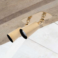 Perryn kleiner Doppelstrahler (35 mm) – Antikes Messing