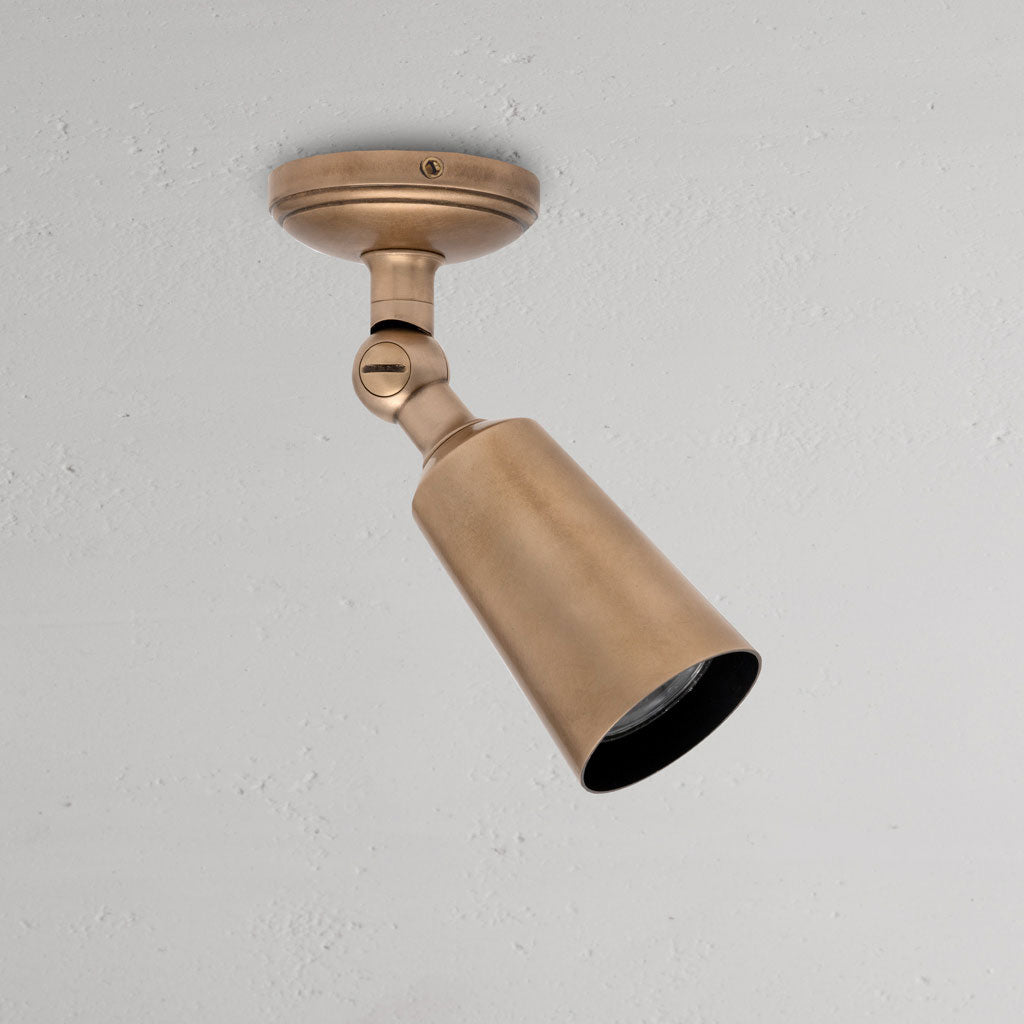 Baylis kleiner Einzelstrahler (35 mm) – Antikes Messing