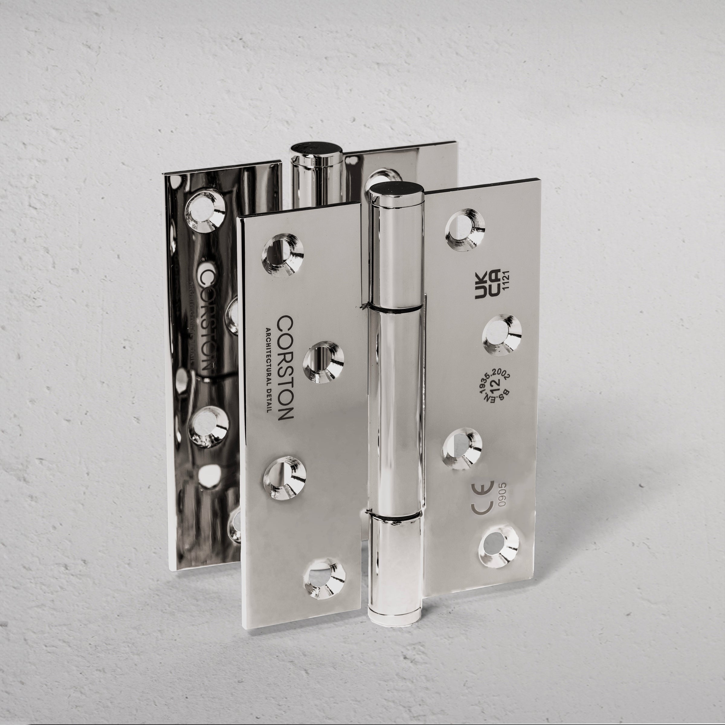 Corston-Hazel Türscharnier 2x FR 60 – Poliertes Nickel