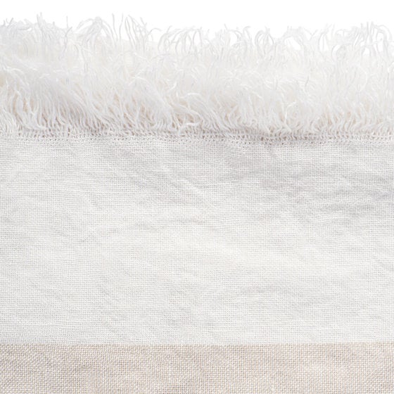 PLAID aus dickem natürlichem Leinen