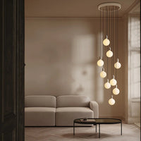 Pendelleuchte Nine aus Eiche