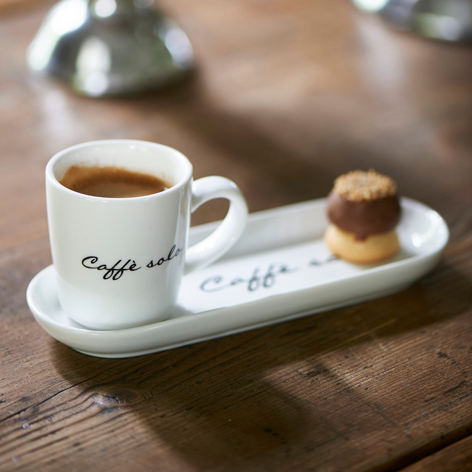 Espresso Tasse mit Unterteller, 2 Stück