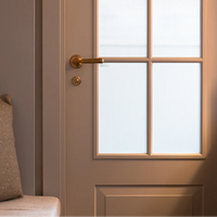 Corston Warwick Badverriegelung Rosettengarnitur – Antikes Messing