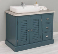 Waschbeckenunterschrank Provence aus Massivholz – Landhaus Waschtisch mit zeitlosem Charme