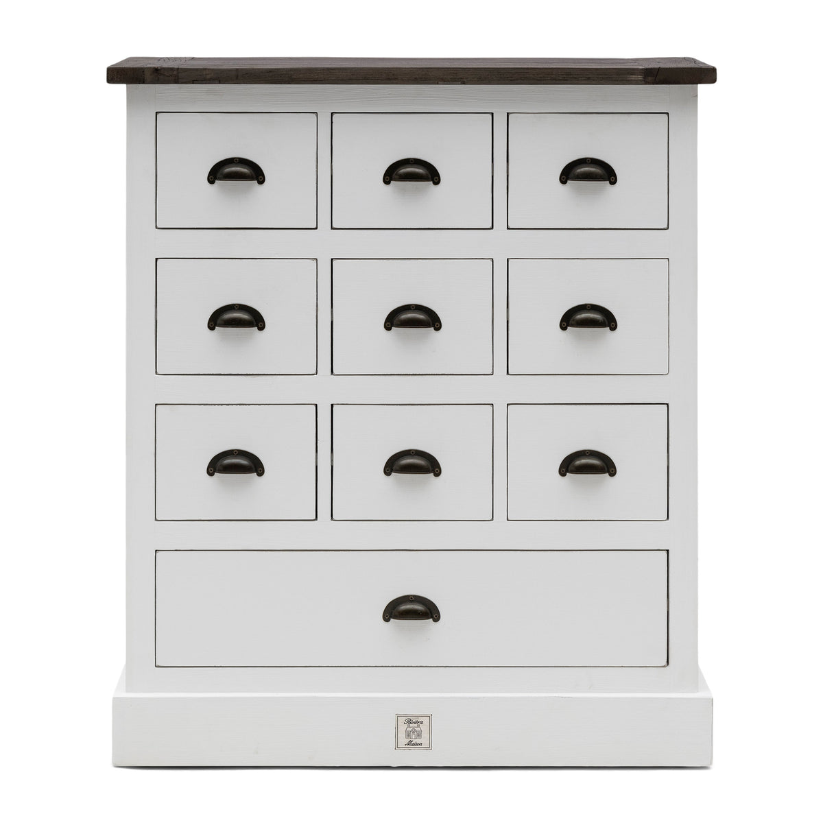 Newport Kommode – Elegante Aufbewahrung mit Holzplatte & vielen Schubl