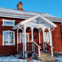 Zierkonsole für Veranda - Birkenholz - Nr. 1-001-B