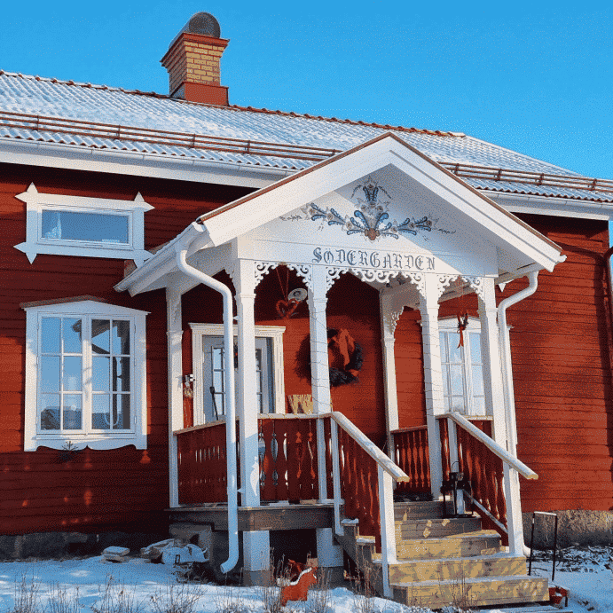 Zierkonsole für Veranda - Birkenholz - Nr. 1-001-B