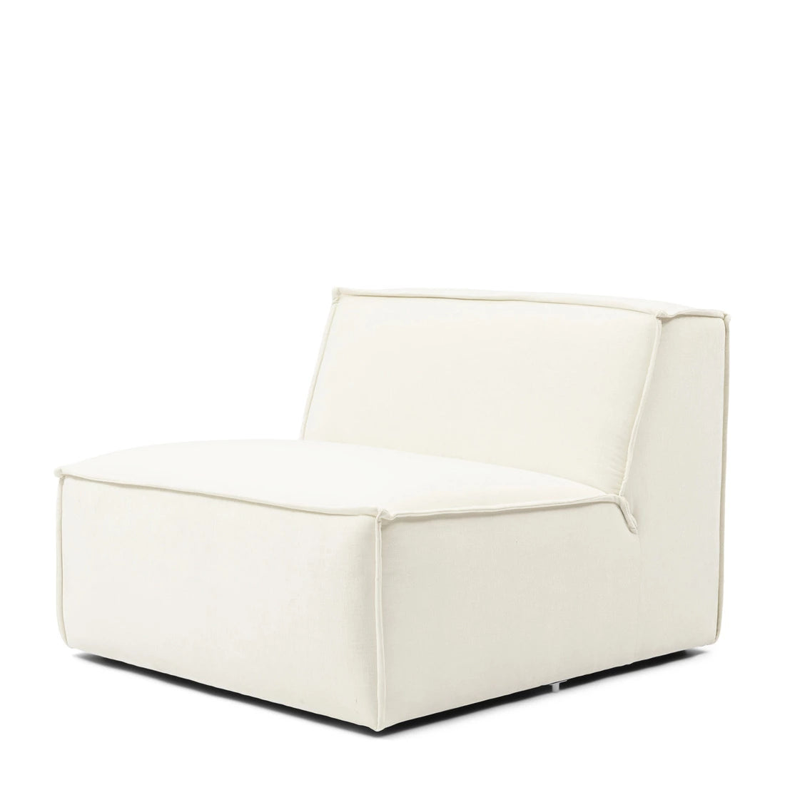 Coast Zentralelement 95 cm – Modernes Sofa-Segment in Weiß für flexible Wohnlandschaften