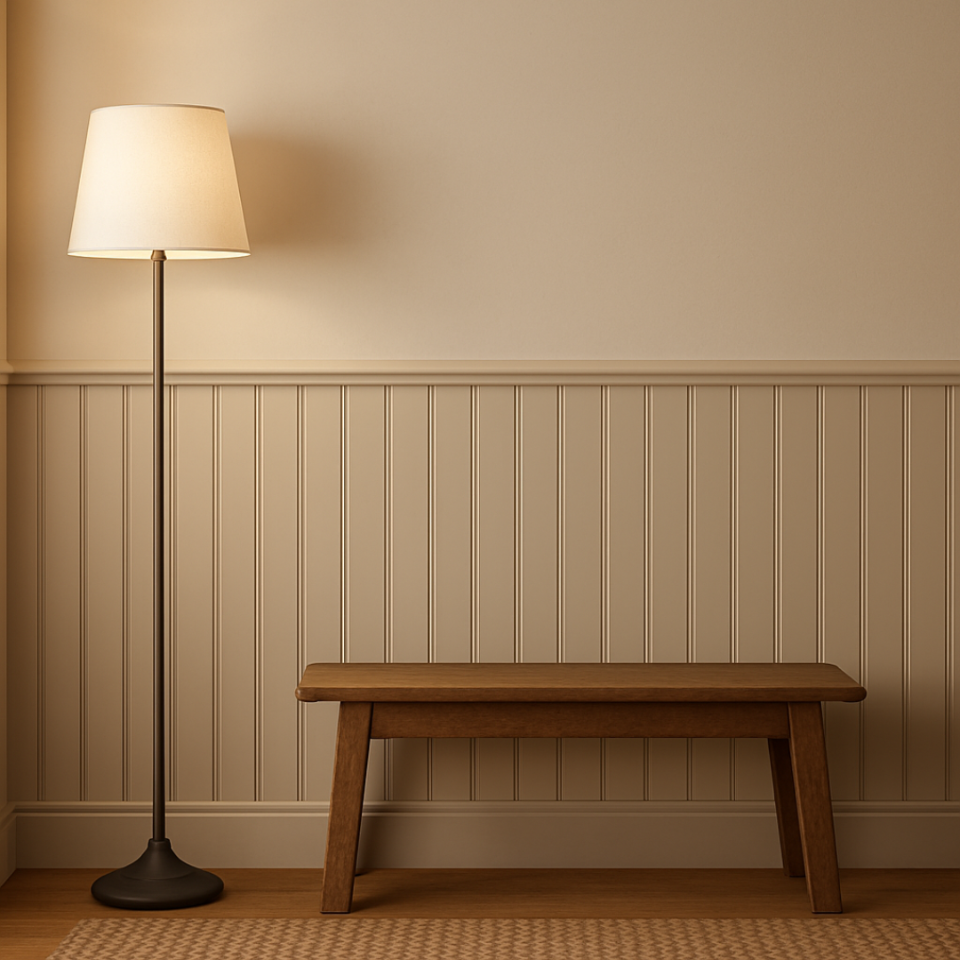 Elegante Schwedenpaneele, langlebig und pflegeleichte MDF Wandpaneele mit Nut-und-Feder-System