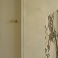 Corston Harper gefederter Türgriff – Antikes Messing