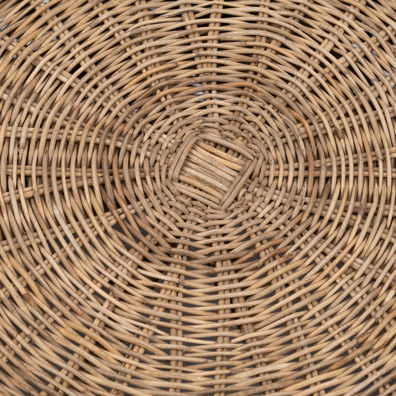 Rattan Hocker /  Beistelltisch