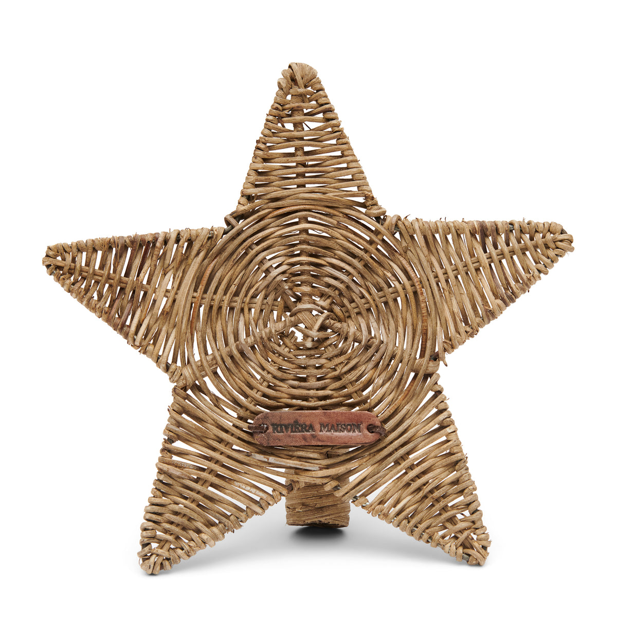 Weihnachtsbaumspitze Rattan-Stern