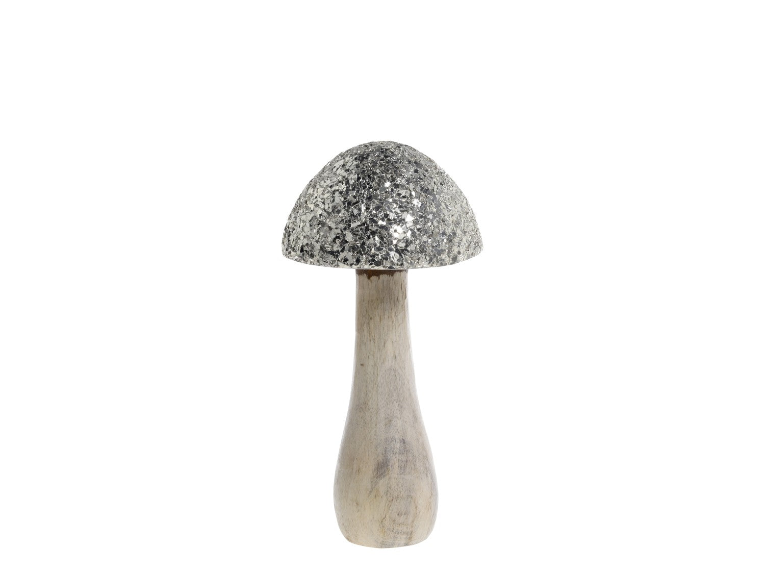 Deko-Pilz mit Glitzer 25cm