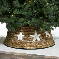 Weihnachtsbaum-Abdeckung aus Sisal