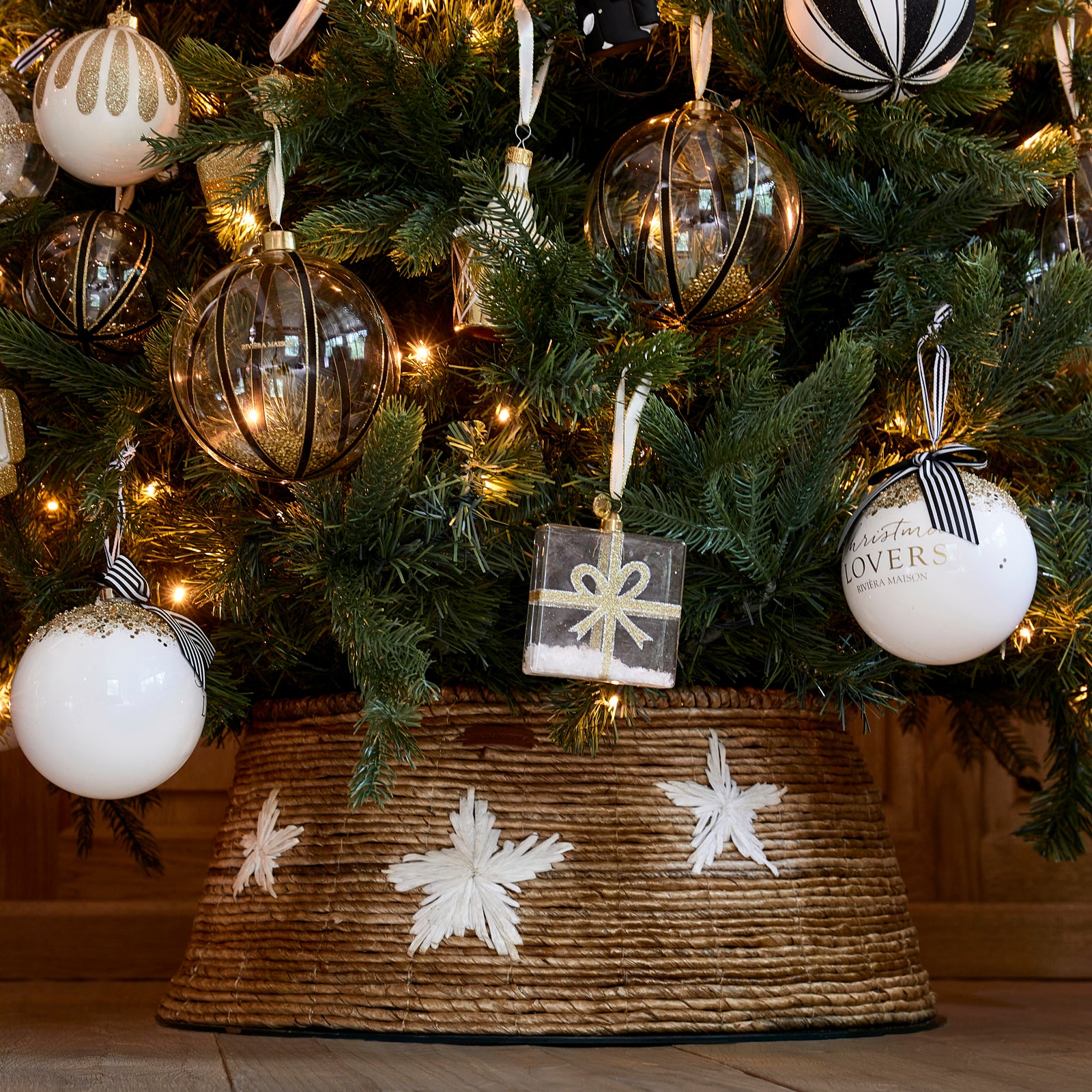 Weihnachtsbaum-Abdeckung aus Sisal