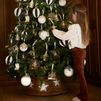 Weihnachtsbaum-Abdeckung aus Sisal