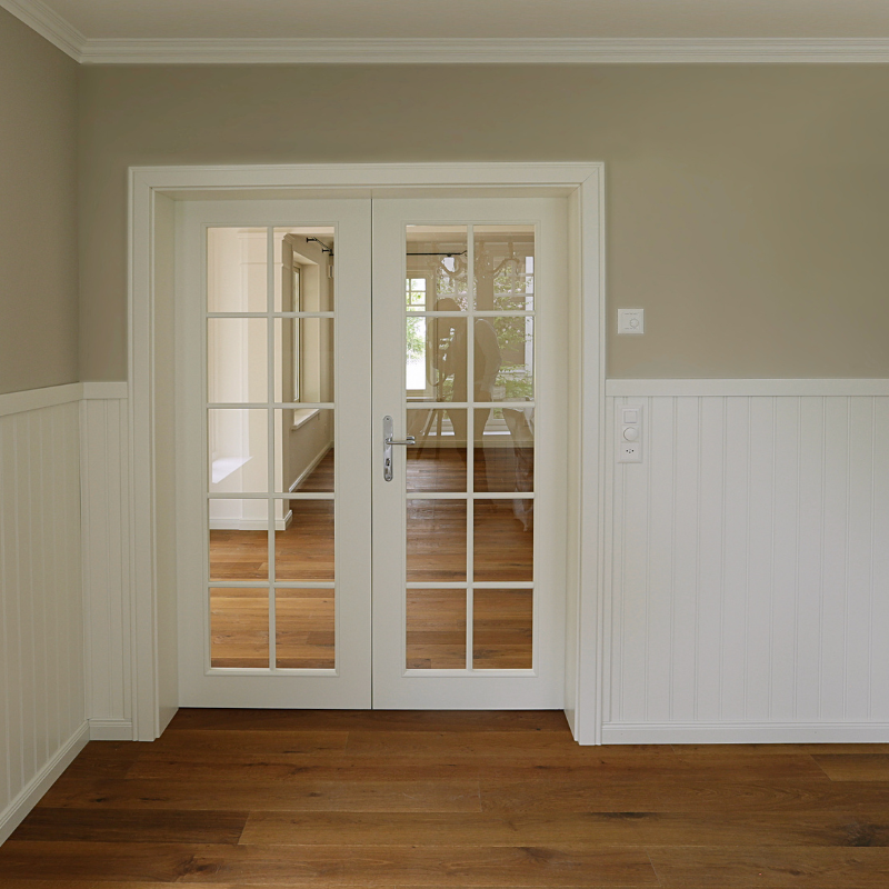 Elegante Schwedenpaneele, langlebig und pflegeleichte MDF Wandpaneele mit Nut-und-Feder-System