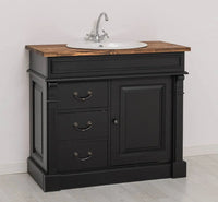 Waschbeckenunterschrank aus Massivholz – Waschtisch in verschiedenen Farben