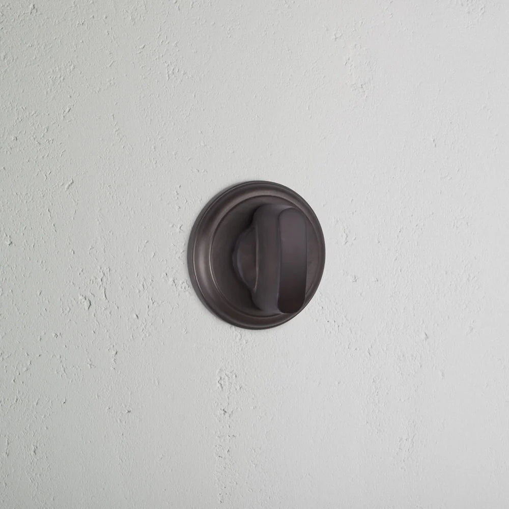 Corston Canning Badverriegelung Rosettengarnitur – Bronze