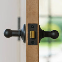 Corston Harper gefederter Türgriff – Bronze