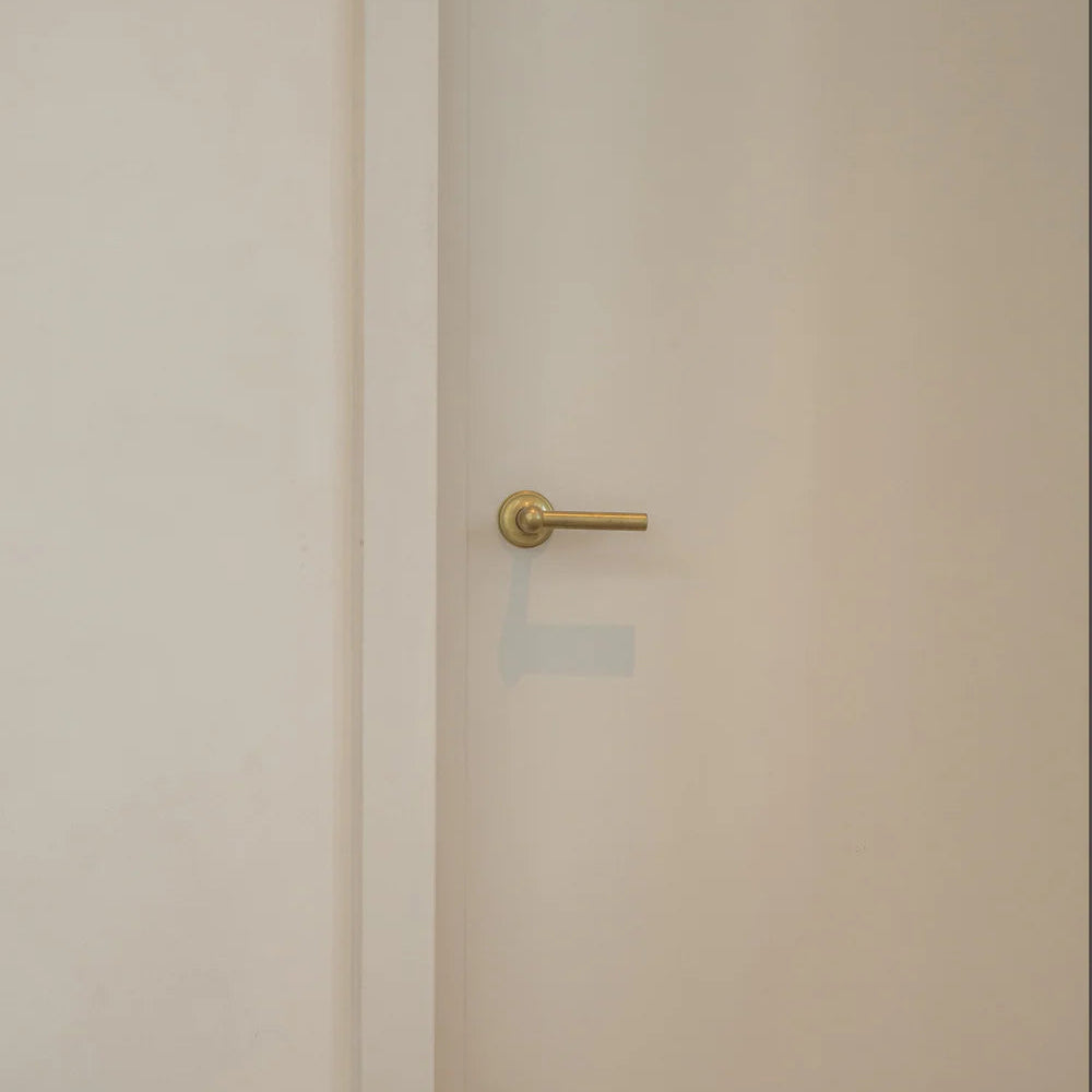 Corston Harper gefederter Türgriff – Antikes Messing