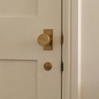 Corston Warwick Badverriegelung Rosettengarnitur – Antikes Messing