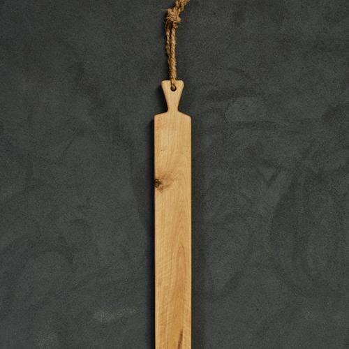 Holzbrett Baguette aus Natureiche – langes Servierbrett 90×10 cm für Baguette & Brot