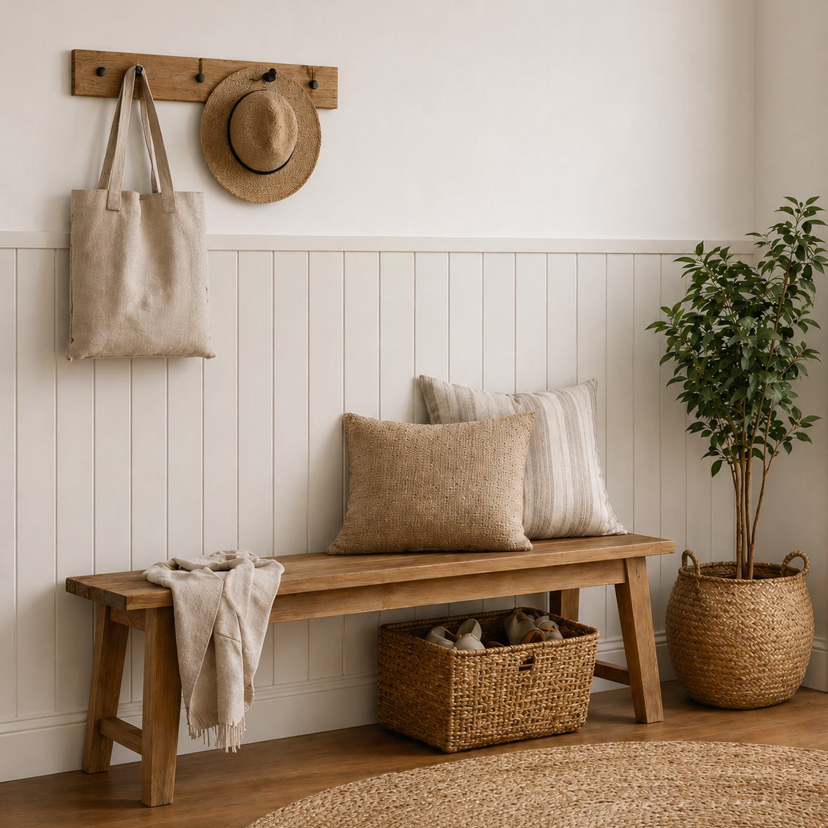 Elegante Schwedenpaneele, langlebig und pflegeleichte MDF Wandpaneele mit Nut-und-Feder-System