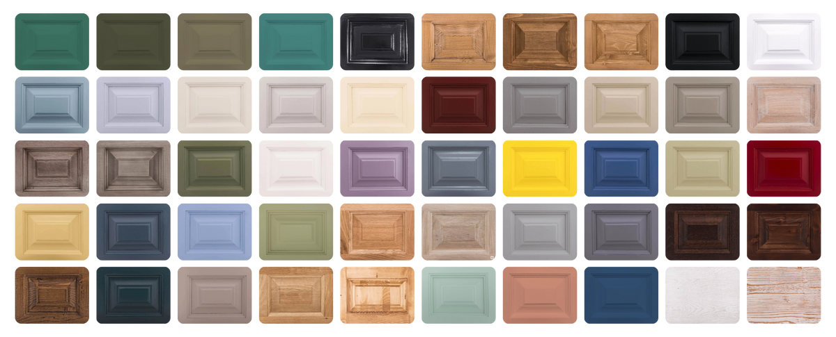 Complete furniture color palette