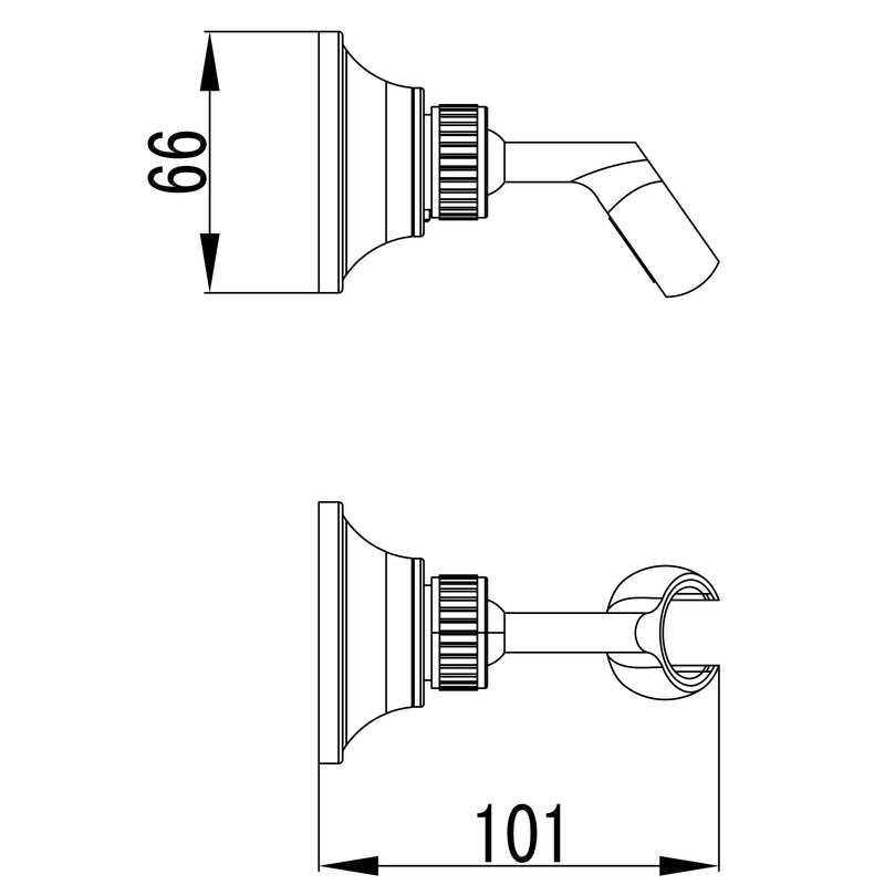 Duschsystem Aufputz Landhausstil