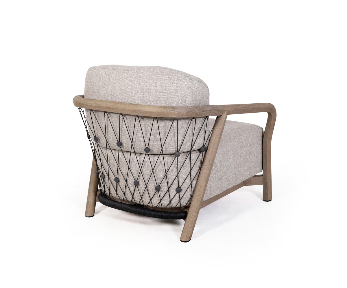 CHESTER Loungesessel – Exklusiver Outdoor-Sessel mit handgefertigtem F