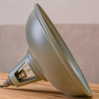 Factory Pendant - Matt Olive Grey
