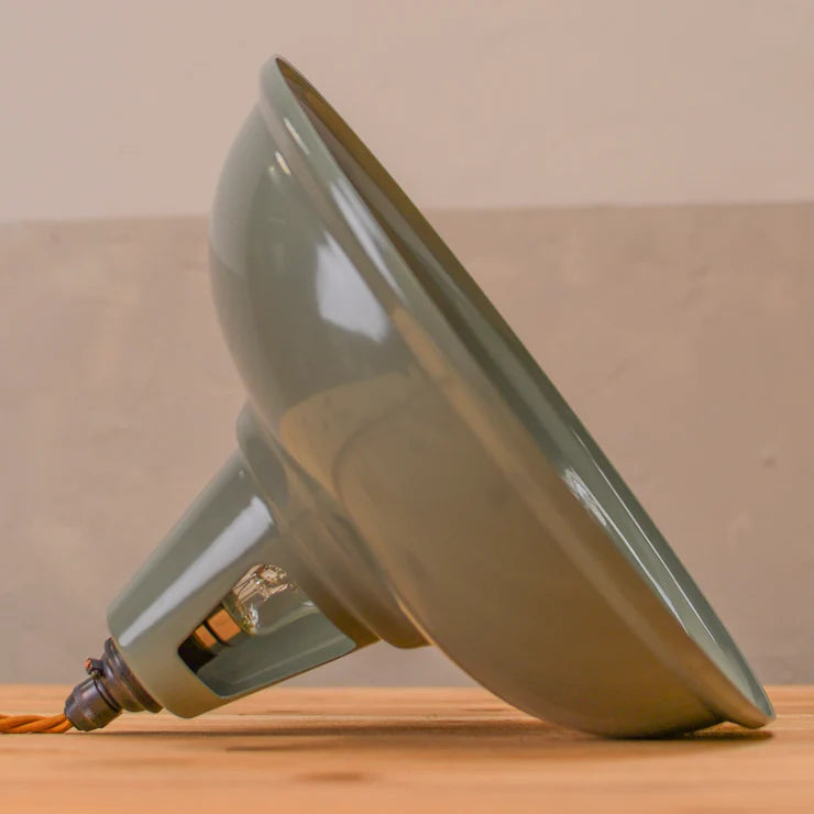 Factory Pendant - Olive Grey