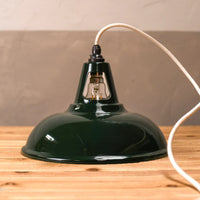 Factory Heritage Racing Green – Handgefertigte Pendelleuchte im Industrial Stil