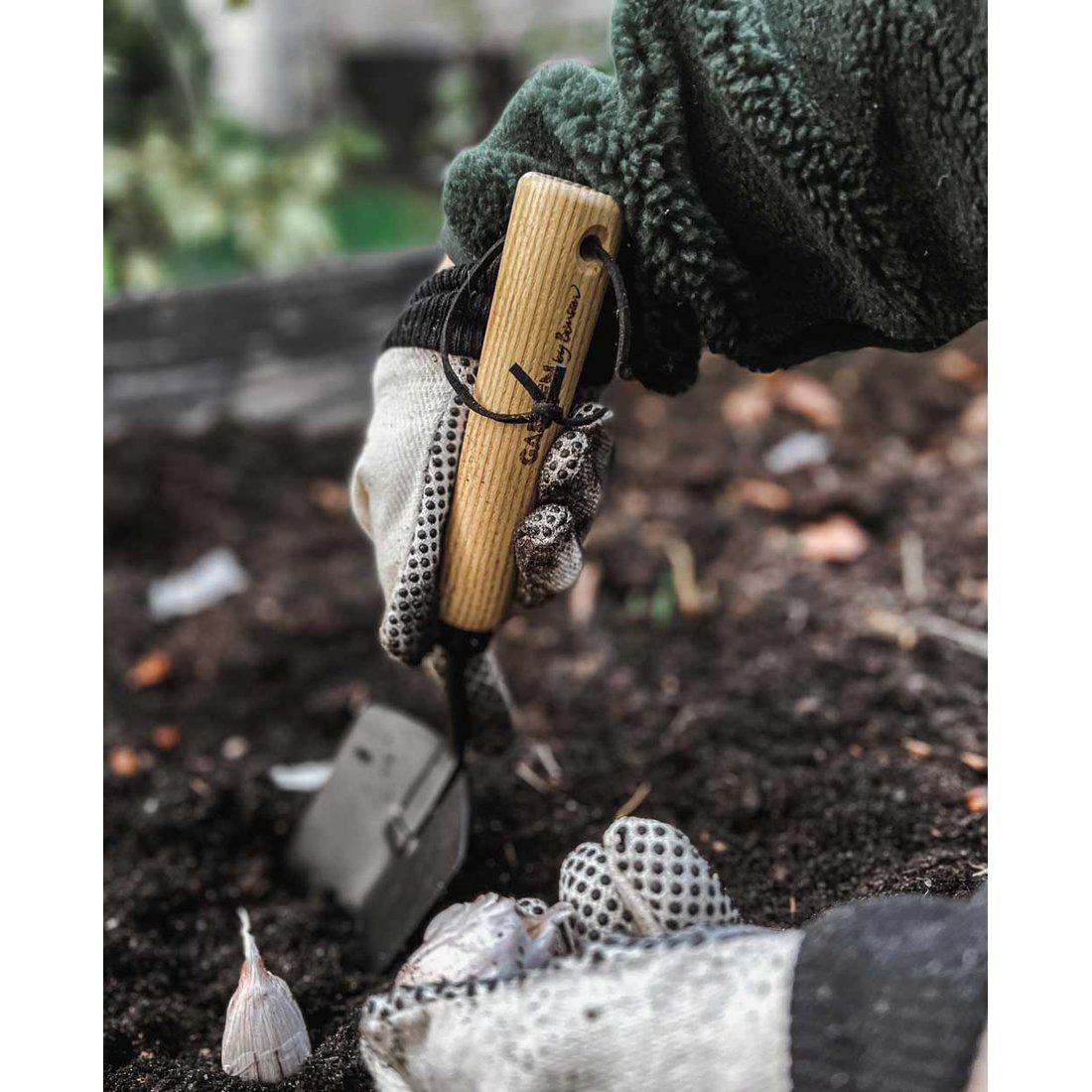 Gartenhandschuhe aus Baumwolle in drei verschiedenen Größen, waschbar