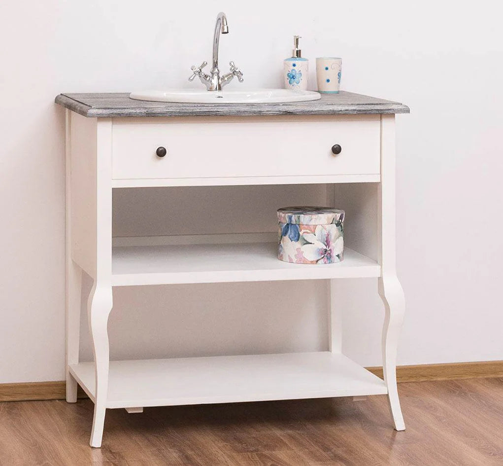 Vintage Waschtisch aus Massivholz – Landhaus Waschtisch für dein Badezimmer